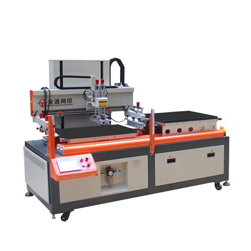 高精密立式雙跑臺(tái)絲印機(jī)